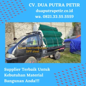 Kawat Harmonika Galvanis 4mm Lubang 40mm