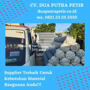 Kawat Harmonika Galvanis 4mm Lubang 50mm