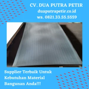 Plat Berlubang Perforated Ukuran 0.9mm x 4ft x 8ft x 2mm x 4mm