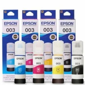 EPSON 003 ORIGINAL INK – Black & Color untuk L1110/L3110/L5190/L1216/L3210