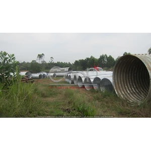 Corrugated Steel Pipe Armco Culvert Gorong-Gorong Baja