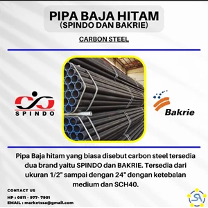 Carbon Steel medium/SCH40 SPINDO A53 Gr A WELDED size 1 - 1/4