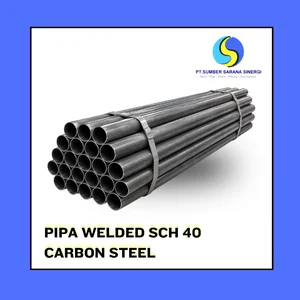 Pipa Welded Sch 40 Carbon Steel Pipa Hitam