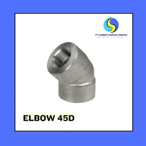 Elbow 45 Derajat Alloy Steel Baja Paduan ASTM A234 WP1 Elbow Connector