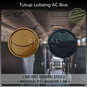 Tutup Lubang AC Bus Louver Air Vent Bulat Kisi AC Outlet Ventilation Mobil Elf Busway Adiputro JB Jetbus Laksana SR Legacy Cover Penutup Vent Louwer Lover Lower Blower Exhaust