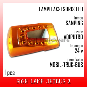 Lampu Signal Led Aksesoris Variasi Marker Lamp Samping Sein Sign Side Light Riting Reting Mayang Motor Mobil Truk Truck Bus Bis Bak Box Tangki 01