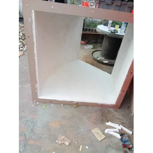Ceramic  Lined Ceramic Coating Untuk Chute Hopper  Crusher