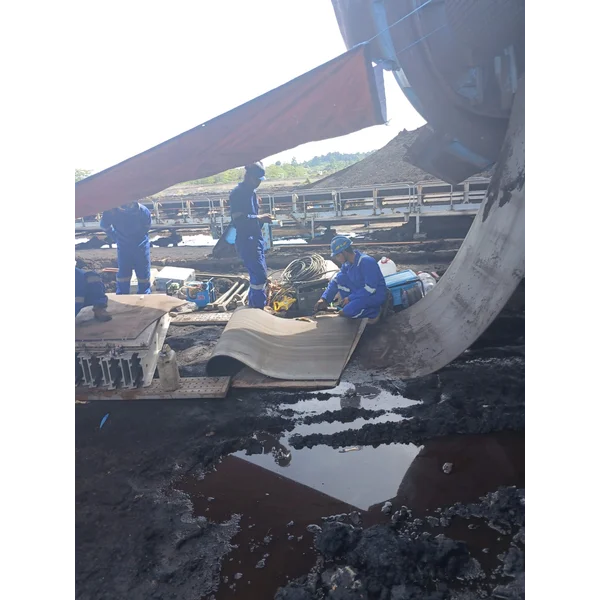 Jasa Sambung belt conveyor Hot dan Cold Splicing