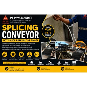 Splicing Conveyor Belt Hot Splice untuk Sambungan Belt Conveyor Industri