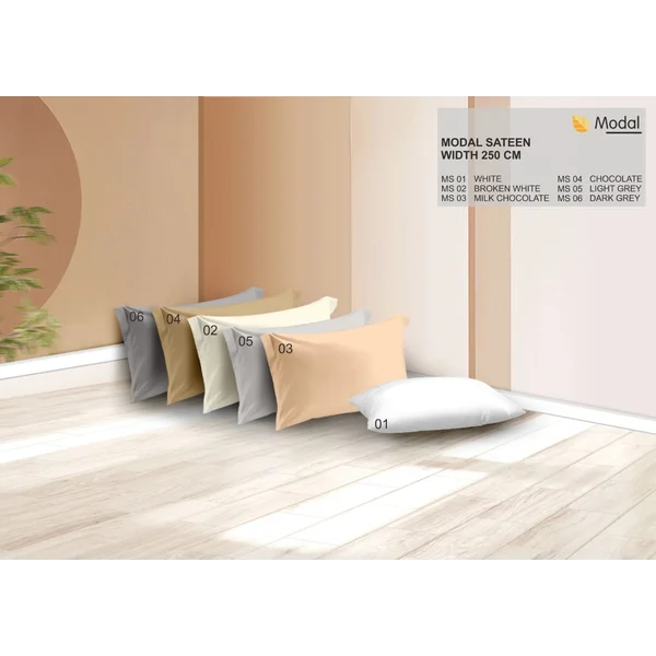 [BEDSHEET] Modal Sateen Fabric 40s Width 250