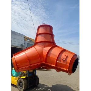 Cetakan Tetrapod Cetakan Beton Pemecah Ombak Kapasitas 13 Ton