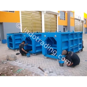 Cetakan Beton U Ditch Saluran Air Ukuran 1000