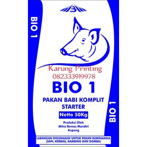 50 kg printing plastic white sack 082333919978