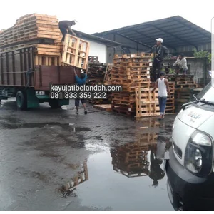 Kayu Bekas Palet Jati Belanda atau Jati Londo   Per Kubik