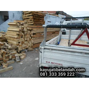 Kayu Bekas Palet Jati Belanda  Ukuran 2x8x110 cm  Per Batang
