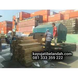 Kayu Bekas Palet Jati Belanda  Ukuran 2x8x110 cm  Per Batang