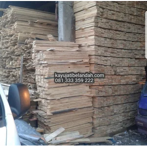 Kayu Bekas Palet Jati Belanda  Ukuran 2x12x110 cm  Per Batang