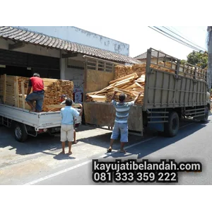 Kayu Bekas Palet Jati Belanda  Ukuran 2x14x110 cm  Per Batang