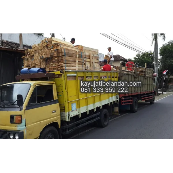 Kayu Bekas Palet Jati Belanda  Ukuran 2x14x110 cm  Per Batang