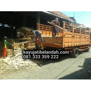 Balok Bekas Palet Jati Belanda  Ukuran coak  Per Lembar