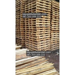 Balok Bekas Palet Jati Belanda  Ukuran coak  Per Lembar