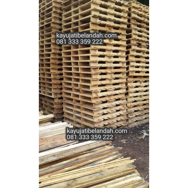 Balok Bekas Palet Jati Belanda  Ukuran coak  Per Lembar
