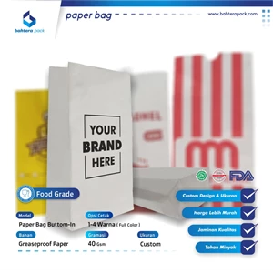 Kemasan Paper Bag Buttom-In (Custom)