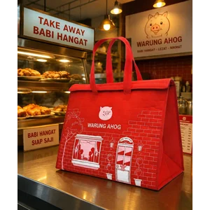 Thermal Custom Jahit Size Besar Tas Custom Jahit Thermal Penghangat Makanan Take Away
