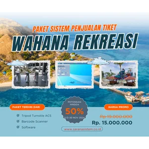 Ticketing System Wahana Bermain l Kebun Binatang l Water Park dan lain - lain  Berbasis Barcode / QR Code