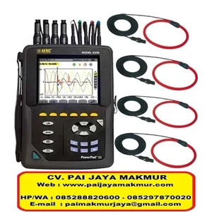 PowerPad III with 4 193-24-BK Probes (24" Flex) rated to 6500A AC - AEMC 8336 W/4 193-24-BK