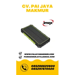 iMEX iPower 16.000 mAh Solar Power Bank Part No. 015-IPB160