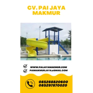 Perosotan Waterboom fiberglass Kolam Renang