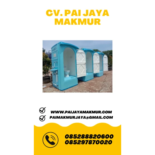 Toilet portable fiberglass untuk umum