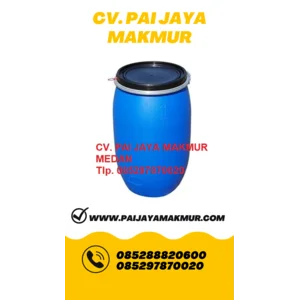 Drum Plastik bekas tempat sampah 60 liter 