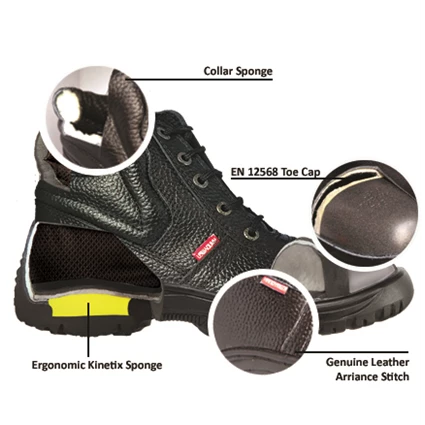 Dari Sepatu Safety Handymen Nbr 601 - Black 2