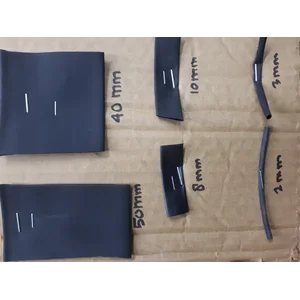 Heat shrink Kabel Bakar 2mm - Hitam