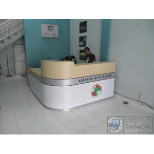 Curved Cs Desk - Reception Desk - Semarang Furniture