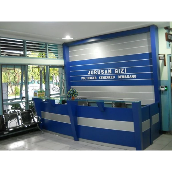 Background Dinding Kantor - Backdrop Panel By CV. Kembangdjati Furniture Semarang