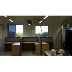 Meja Kantor Privasi - Meja Sekat By Kembangdjati Furniture Semarang