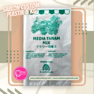 Sablon Custom Plastik Produk Plastik Pertanian + Sablon Plastik 5 kg + Kemasan Pupuk Organik