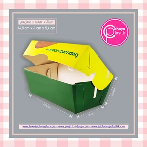 paper luch box packaging. Using inner laminated food grade