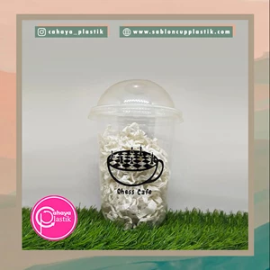 16 oz oval 8 gram plastic cup. The capacity is +-460 ml so it's safe and suitable for packaging