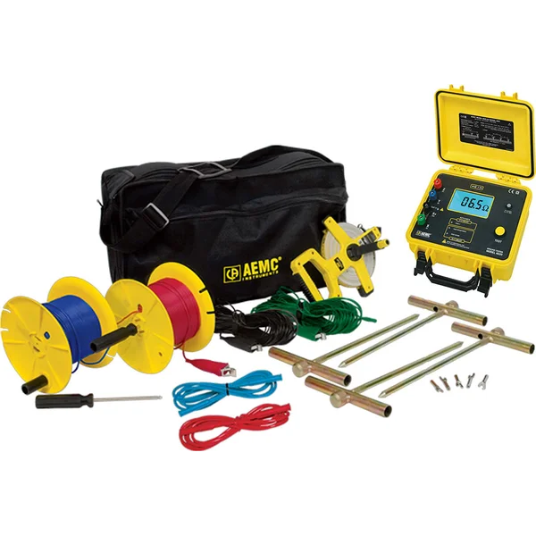 Ground Resistance Tester Kit 300 ft - AEMC 4620 Kit-300ft