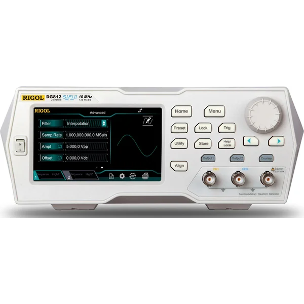 Function / Arbitrary Waveform Generator Rigol DG812 - 10 MHz 2 Channel