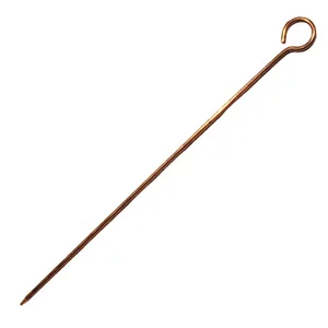 Copper Soil Pin with Looped Handle 1/4" x 20" - M.C. Miller Cat. 44701
