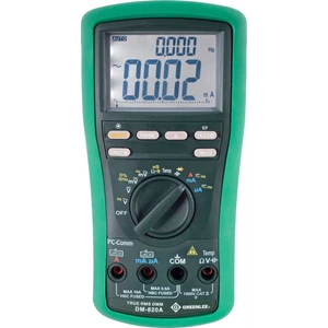 Greenlee DM-820A True RMS Digital Multimeter 1000 Volt