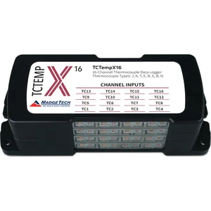 Madgetech TCTempX16 - 16-Channel Thermocouple Data Loggers