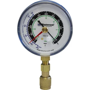 Mastercool 98066 Analog Vacuum Gauge- 1/4" Flare Female Swivel Nut Connection