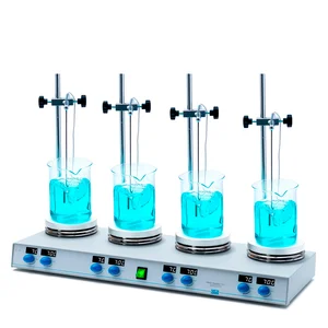 VELP AM4 Digital PRO System - Digital PRO Multi-position Hot Plate Stirrer 230V Code SA20500425