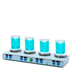 VELP AM4 Digital PRO - Digital PRO Multi-position Hot Plate Stirrer 230V Code F20500425